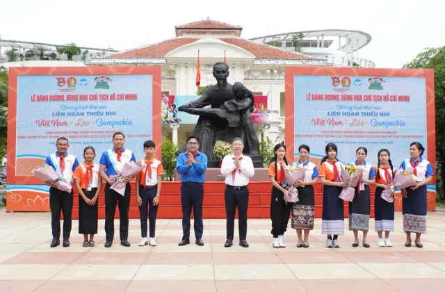 Vietnam, Laos, Cambodia children’s festival strengthens friendship - Ảnh 1.