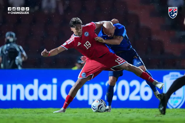 Thua Singapore trên sân nhà, Thái Lan vẫn vào chung kết ASEAN Cup 2026- Ảnh 1. Thua Singapore trên sân nhà, Thái Lan vẫn vào chung kết ASEAN Cup 2026- Ảnh 1.