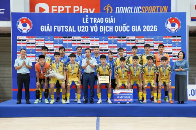 Thái Sơn Nam thắng đậm Sahako, lên ngôi vô địch futsal U20 VĐQG 2026- Ảnh 3. Thái Sơn Nam thắng đậm Sahako, lên ngôi vô địch futsal U20 VĐQG 2026- Ảnh 3.