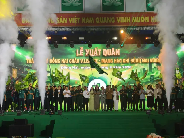 CLB Trường Tươi Đồng Nai sẵn sàng cho V.League 1 mùa giải 2026-2027- Ảnh 1. CLB Trường Tươi Đồng Nai sẵn sàng cho V.League 1 mùa giải 2026-2027- Ảnh 1.