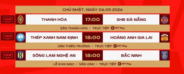 Khép lại vòng 1 V.League 2025/26: Chủ nhà chiếm ưu thế?
- Ảnh 1. Khép lại vòng 1 V.League 2025/26: Chủ nhà chiếm ưu thế?
- Ảnh 1.
