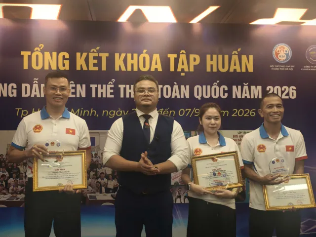Gần 600 học viên nhận chứng chỉ hướng dẫn viên thể thao quốc gia năm 2026- Ảnh 1. Gần 600 học viên nhận chứng chỉ hướng dẫn viên thể thao quốc gia năm 2026- Ảnh 1.