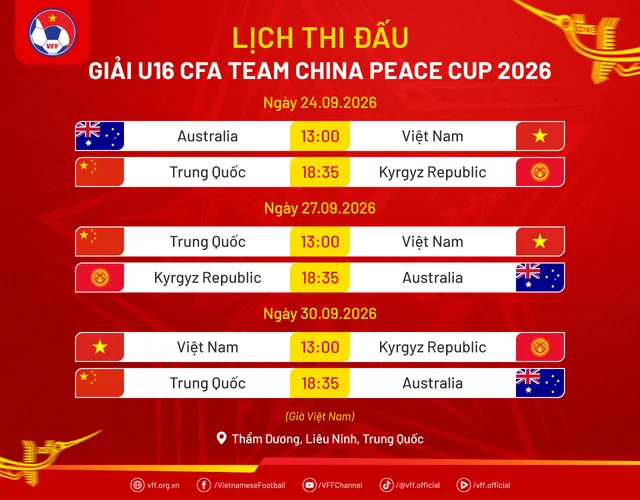 U16 Việt Nam thể hiện tinh thần tích cực trong trận ra quân CFA Team China 2026- Ảnh 2. U16 Việt Nam thể hiện tinh thần tích cực trong trận ra quân CFA Team China 2026- Ảnh 2.