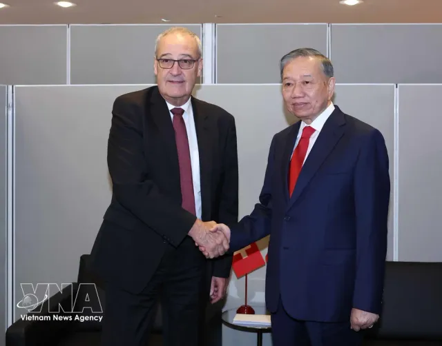 Top leader meets Timor-Leste, Swiss and Finnish Presidents in New York - Ảnh 1.