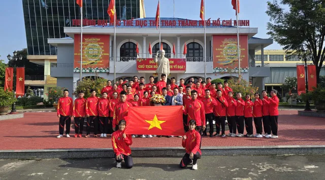 Đoàn Việt Nam xuất quân dự Giải Vô địch Thế giới Võ cổ truyền Việt Nam- Ảnh 1. Đoàn Việt Nam xuất quân dự Giải Vô địch Thế giới Võ cổ truyền Việt Nam- Ảnh 1.