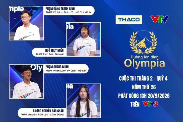Road to Olympia Mount: Ho Chi Minh City schoolboy secures place in Quarter IV contest - Ảnh 1.