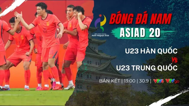 Lịch thi đấu và trực tiếp Bán kết bóng đá nam ASIAD 20 hôm nay (30/9) - Ảnh 1.
