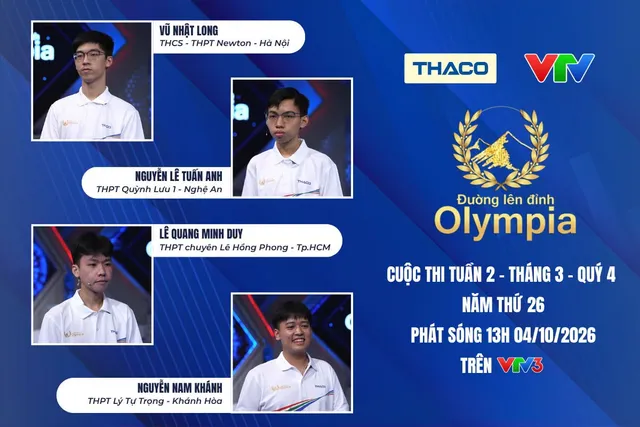 Đường lên đỉnh Olympia: Kịch tính tới phút chót, nam sinh Khánh Hòa xuất sắc giành vòng nguyệt quế - Ảnh 1.