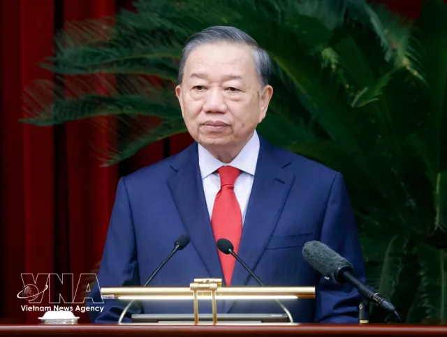 14th Party Central Committee convenes fourth plenum - Ảnh 1.