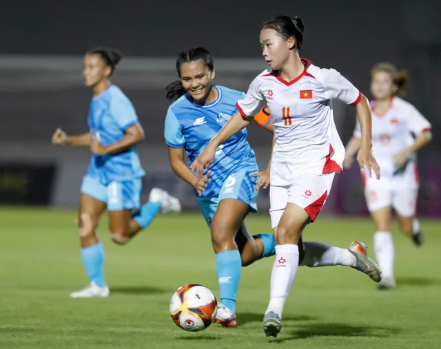 Thắng Bắc Mariana, U17 nữ Việt Nam tạo nên trận thắng đậm nhất lịch sử bóng đá nữ- Ảnh 3. Thắng Bắc Mariana, U17 nữ Việt Nam tạo nên trận thắng đậm nhất lịch sử bóng đá nữ- Ảnh 3.