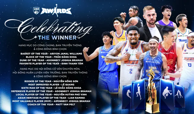 Áp đảo Saigon Heat, Hanoi Buffaloes thắng lớn ở VBA Awards 2026- Ảnh 2.