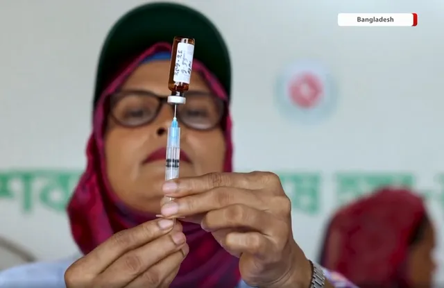 Bangladesh đối mặt với đợt bùng phát bệnh sởi lớn nhất thế giới - Ảnh 1. Bangladesh đối mặt với đợt bùng phát bệnh sởi lớn nhất thế giới - Ảnh 1.