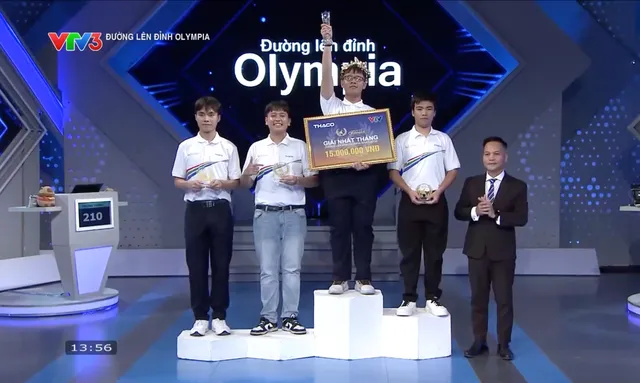 Nam sinh Hà Nội đăng quang Olympia Tháng 3, Quý IV với 330 điểm- Ảnh 1.