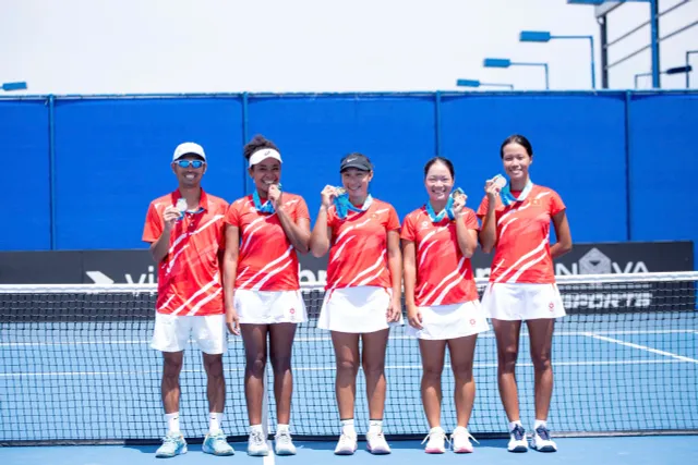 Quần vợt nữ Việt Nam lần đầu thăng hạng Billie Jean King Cup Nhóm II - Ảnh 1.