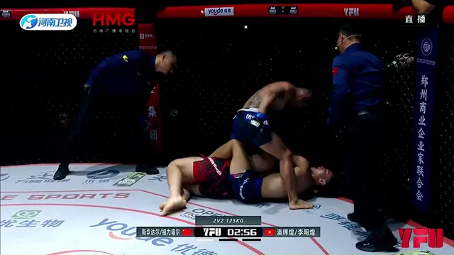 Hai võ sĩ Việt Nam giành chiến thắng tại sự kiện MMA YFU 97 ở Trung Quốc - Ảnh 3.