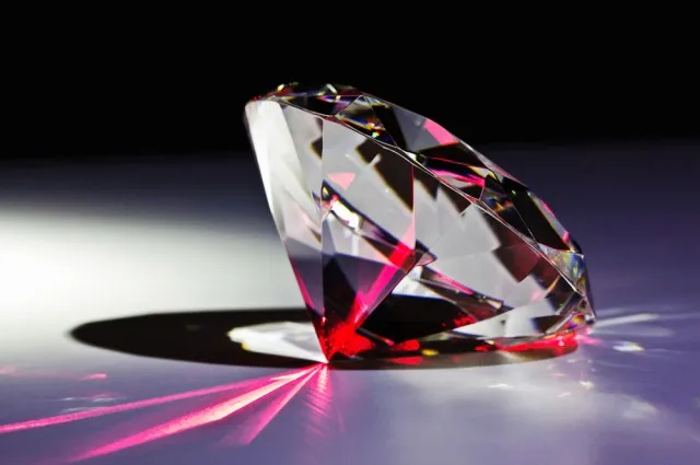 Classic diamond close-up image