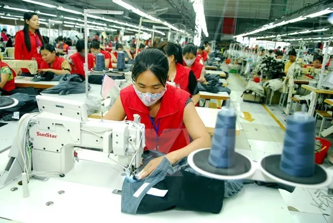 A garment workshop in Vietnam. (Photo: VNA)