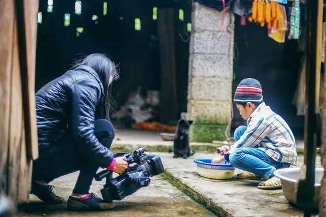 An entry for the photo competition at the festival, taken by Tô Trung Vân from Cao Bằng Province’s Television and Radio