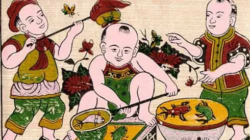 A Dong Ho folk painting