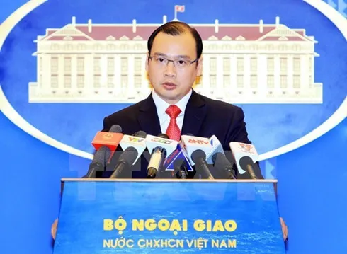 Foreign Ministry Spokesman Le Hai Binh (photo: VOV)