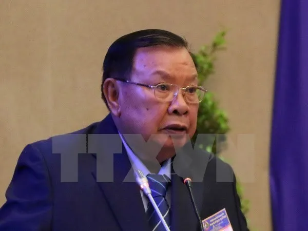 General Secretary of the Lao People’s Revolutionary Party and President of Laos Bounnhang Volachith (photo: VNA)