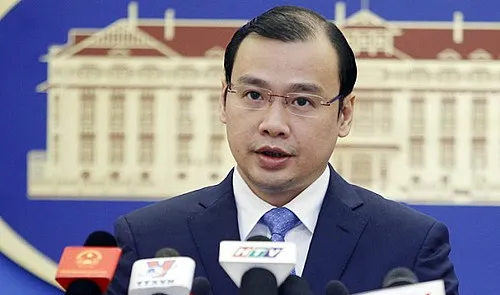 Vietnam’s Ministry of Foreign Affairs Spokesperson Le Hai Binh (Photo: Tuoi Tre)
