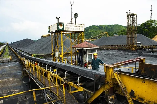 Vinacomin’s Cua Ong coal extraction rig in the northern province of Quang Ninh (Photo: VNA)