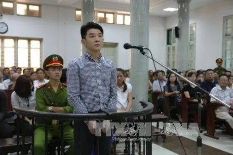 Hsu Ming Jung at the court hearing (Photo: VNA)