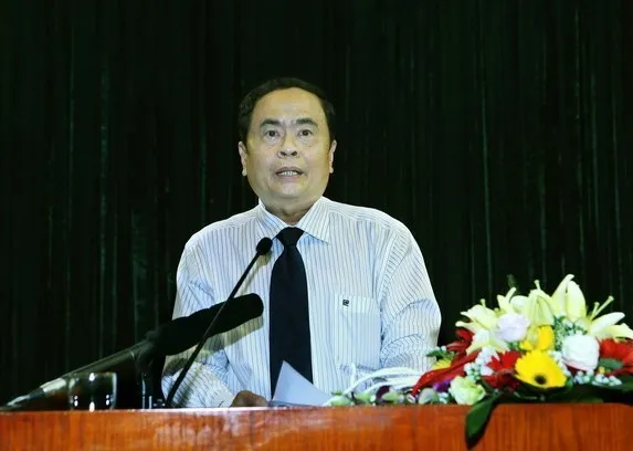 President of the Vietnam Fatherland Front Central Committee Tran Thanh Man (Photo: VNA)