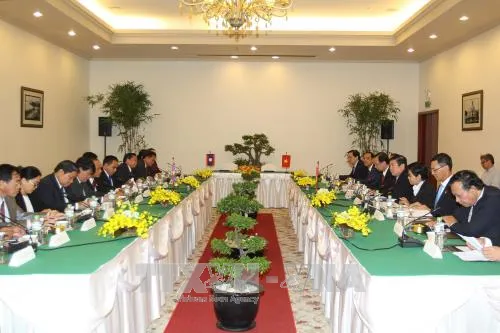 Scene at the talks (Photo: VNA)