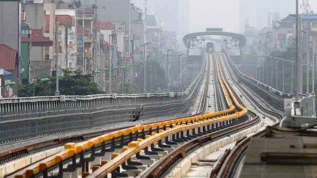 A section of the Cat Linh-Ha Dong Line