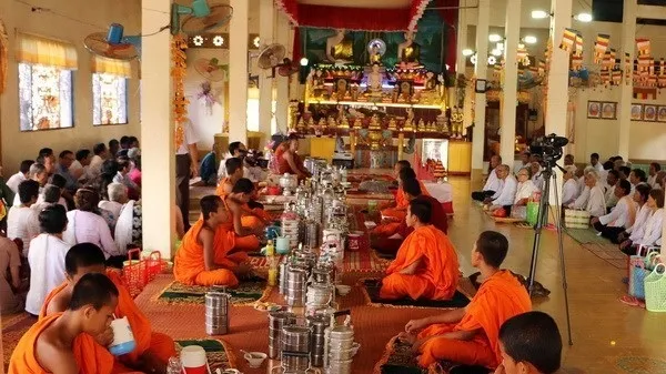 Chol Chnam Thmay, which falls on April 14-16, is one of the most important festivals of Khmer people. (Photo: VNA)