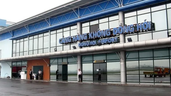 The passenger terminal of Dong Hoi Airport