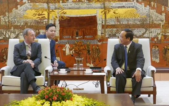 At the reception (Photo: kinhtedothi.vn)