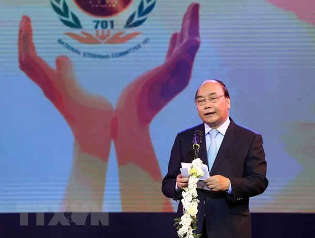 Prime Minister Nguyen Xuan Phuc speaks at the event. (Source: VNA)