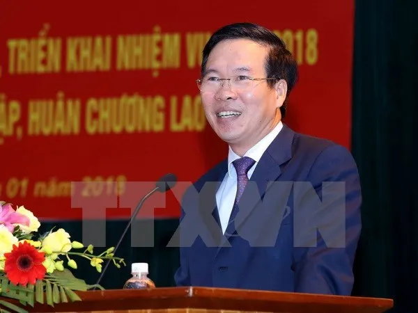 Head of the Communist Party of Vietnam (CPV) Central Committee’s Commission for Information and Education Vo Van Thuong (Photo VNA)