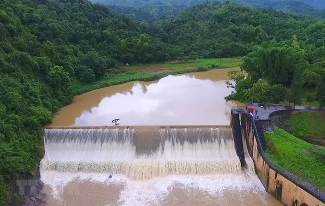 A weir in Dien Bien province (Photo: VNA)