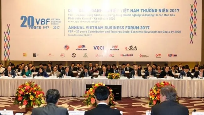 Vietnam Business Forum 2017 (Photo: Bao Quoc te)
