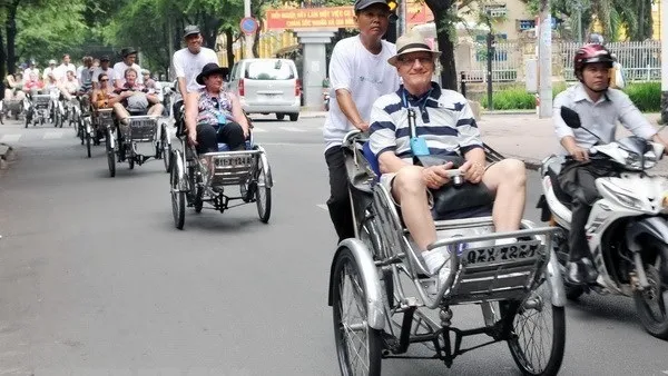 Foreign tourists at Ho Chi Minh City (Source: VNA)