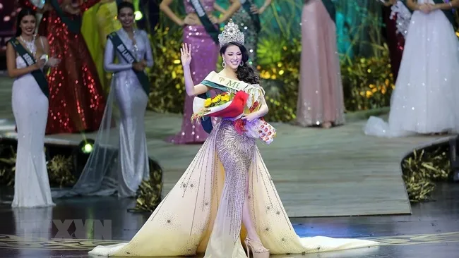 Nguyen Phuong Khanh was crowned Miss Earth 2018 (Photo: VNA)