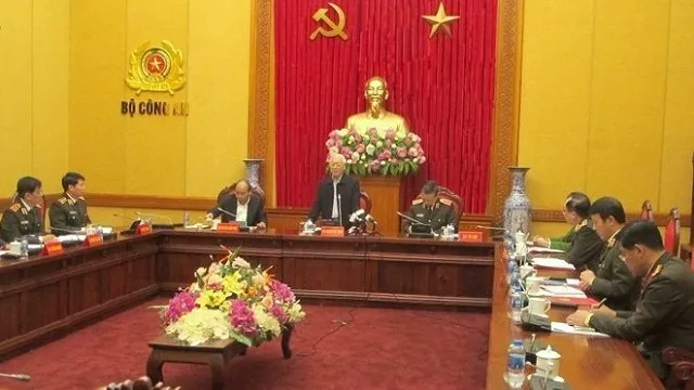 Party General Secretary and State President, Nguyen Phu Trong, speaks at the conference. (Photo: NDO/Bac Van)