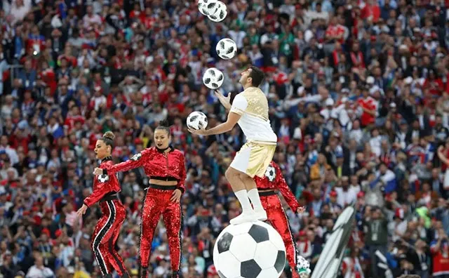 A performance at the opening ceremony. (Photo: Reuters)