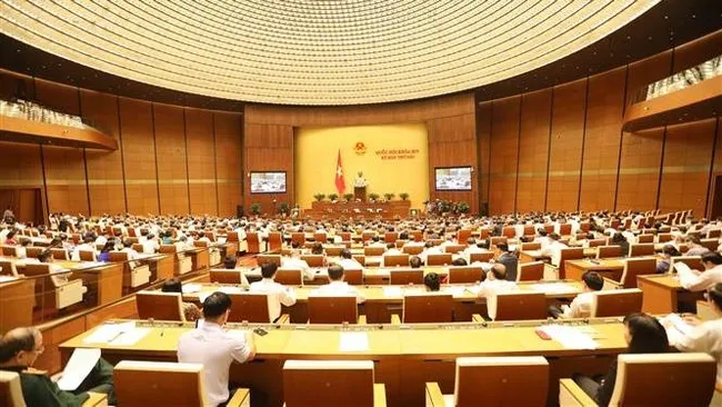 The question and answer of the National Assembly (Photo: VGP)