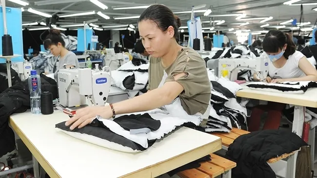 A sewing factory of Bac Giang Garment JSC in Bac Giang city (Photo: Tran Giang)