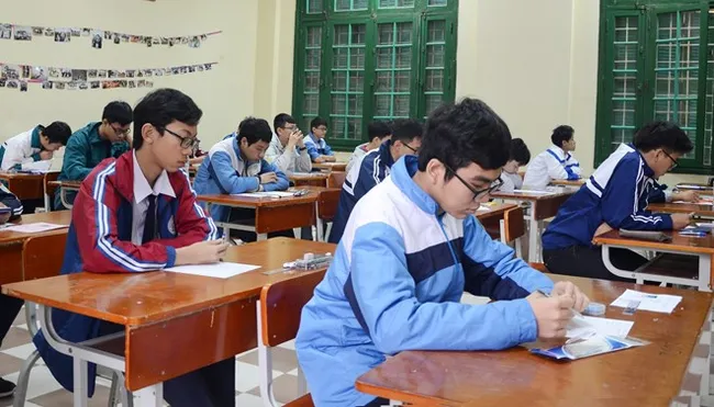 Contestants of the Hanoi Open Mathematics Competition in 2017 (Photo: hanoi.edu.vn)