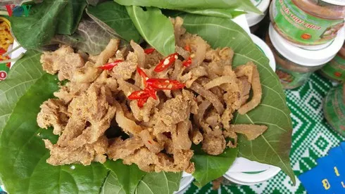 Sour pork of the Muong people in Thanh Son district, Phu Tho province