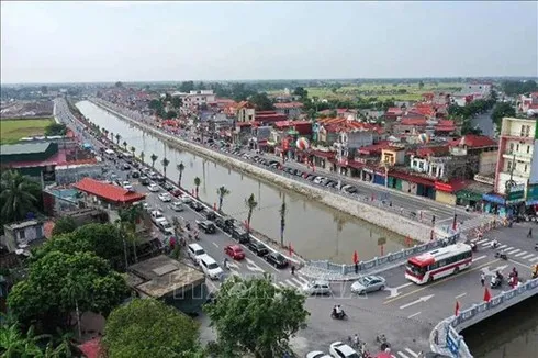 A view of the project from above