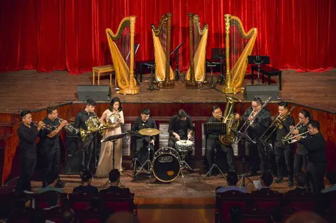 The Saigon Philharmonic Youth Orchestra performs in a concert - Photo: Courtesy of organizer