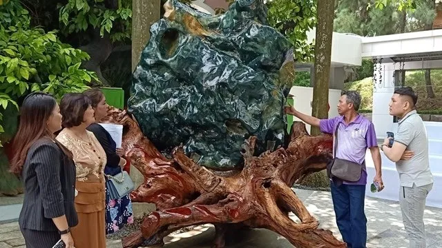 Many natural stone art works will be showcased at the festival.