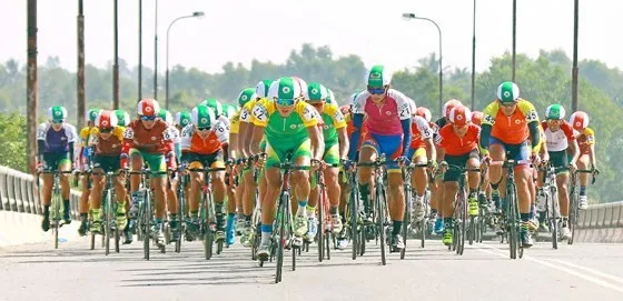 Cyclists at the 2018 Return to the Countryside (Photo: thethao.sggp.org.vn)